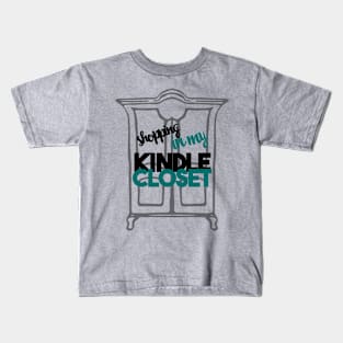 Shopping in My Kindle Closet Kids T-Shirt